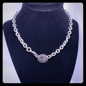 Authentic Tiffany Tag Necklace